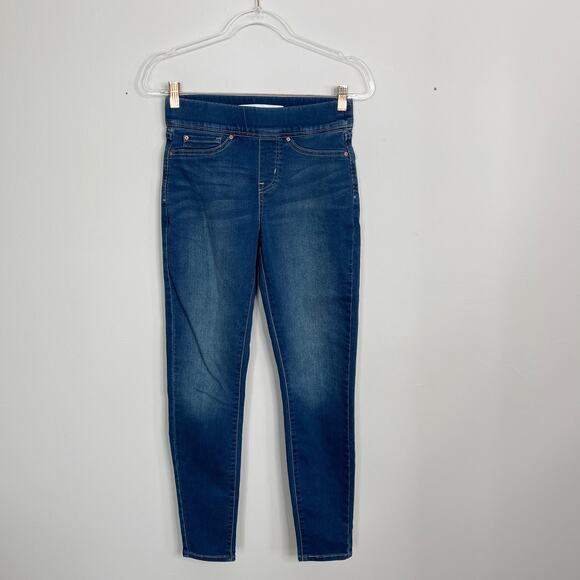Signature by Levi Strauss Womens Size 27 Totally Shaping Pull On Skinny Jeans - Picture 1 of 10